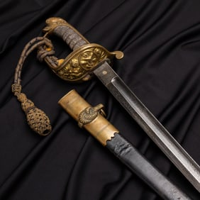[CIVIL WAR] Confederate Dolphin-Head Naval Officer's Sword