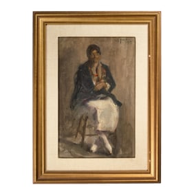 [CUBA - ART] Juan Gil GarcÃ­a Oil Portrait