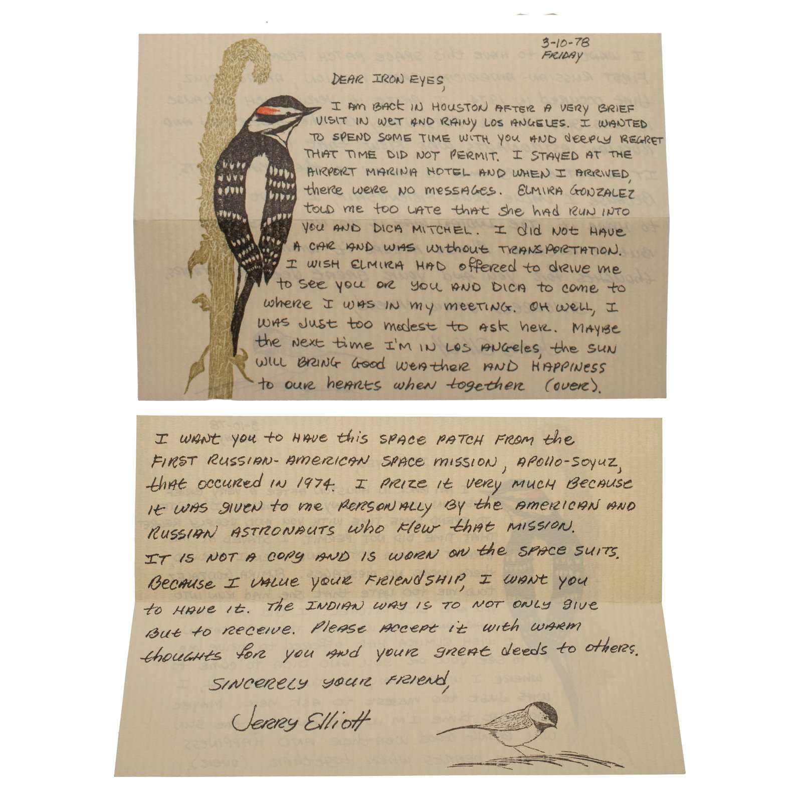 [SPACE] Jerry Elliott Presented Apollo-Soyuz Test Project Patch - 3