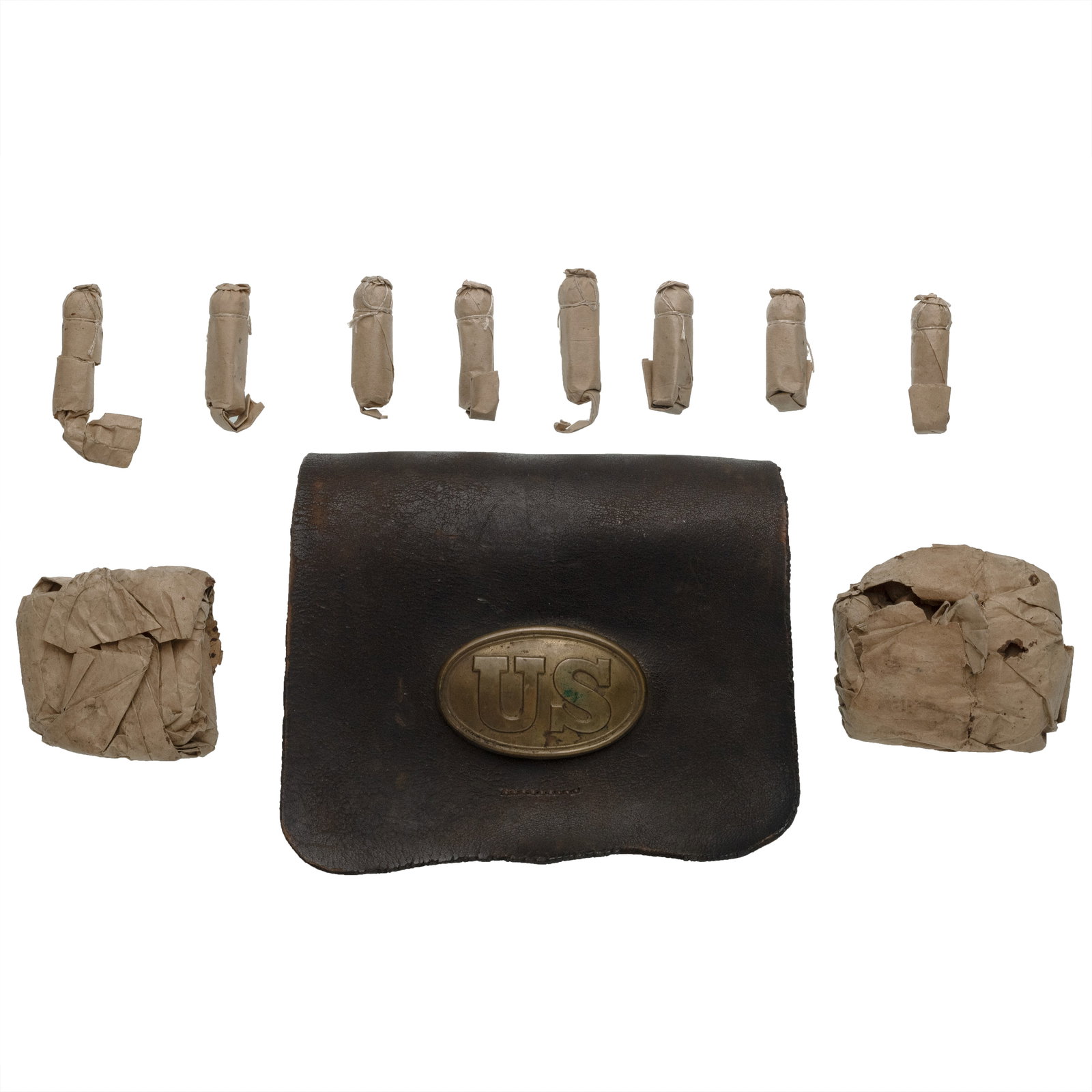 [CIVIL WAR] m1861 Cartridge Box with (14) .69 Cartridges (1 of 7)