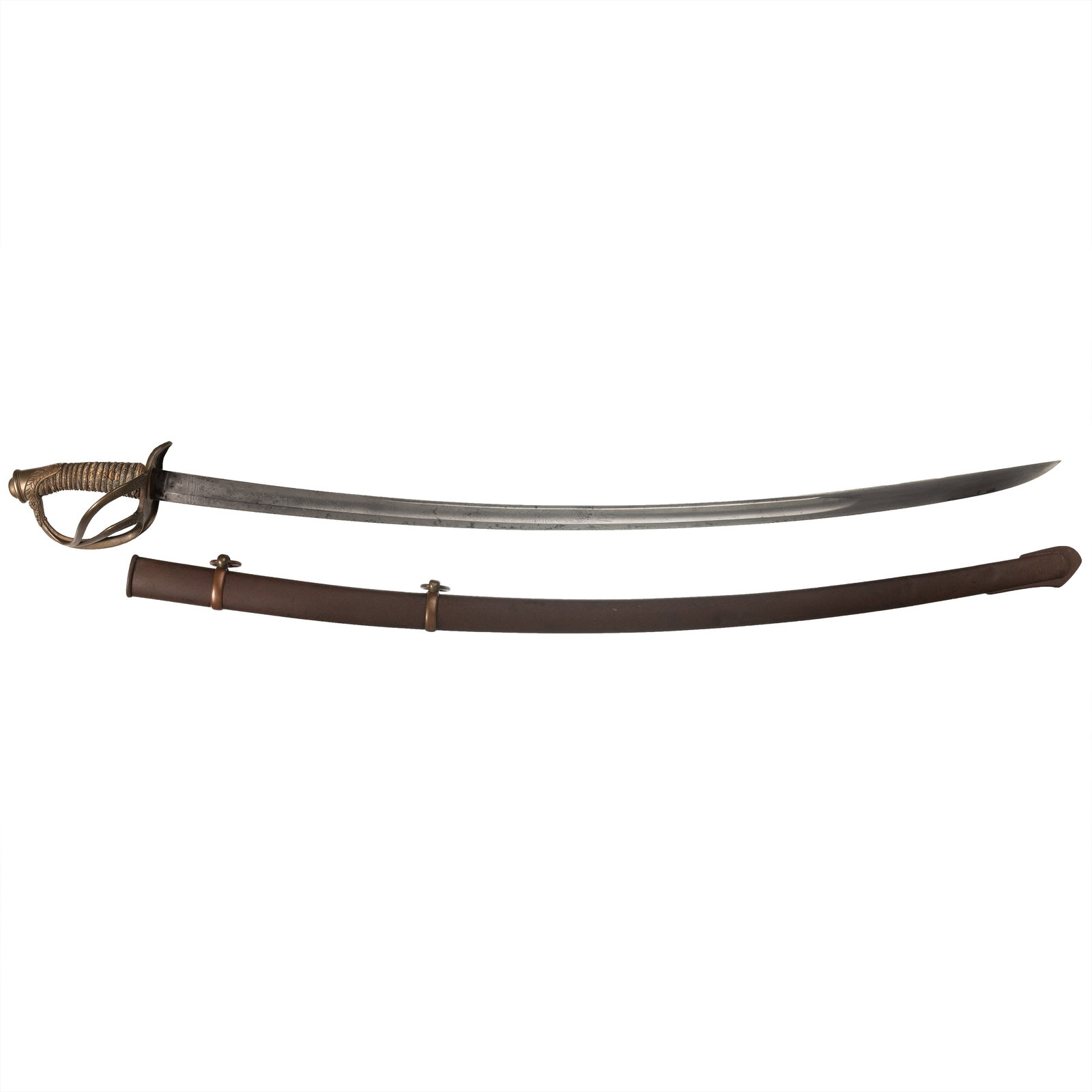 [CIVIL WAR] M1840 Cavalry Officer's Saber Triple-Marked by Clauberg (1 of 8)