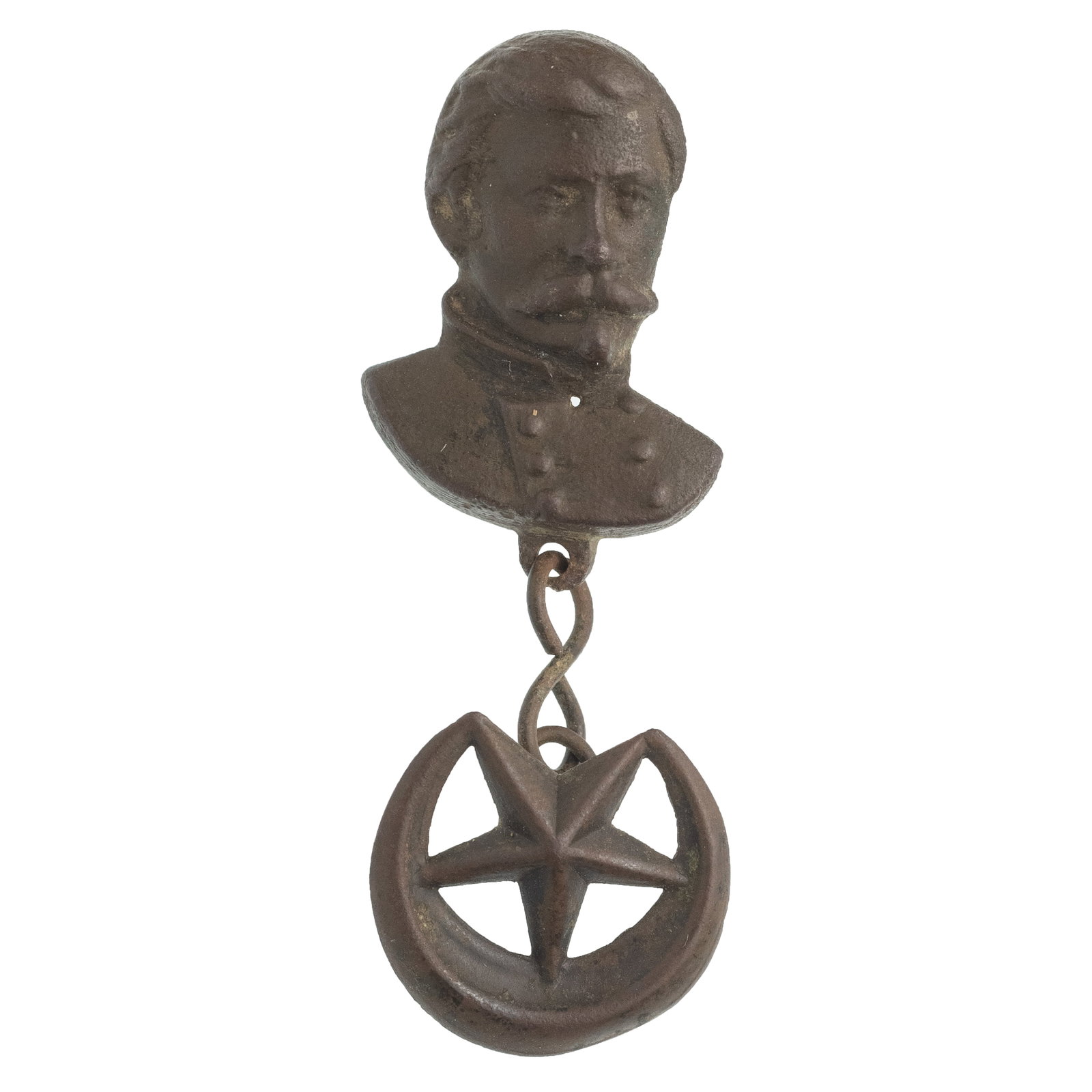 [CIVIL WAR] Gen. McClellan Cape Pin: Rare Soldier’s Badge of “Little Mac (1 of 2)