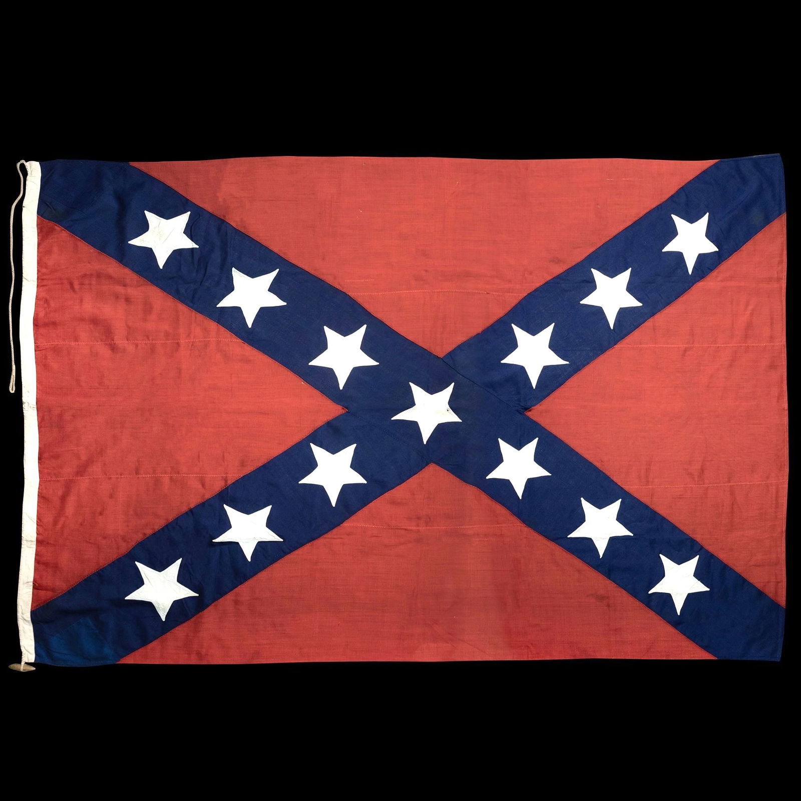 [CIVIL WAR] Captured Confederate Naval Flag: Admiral Cushing (1 of 13)