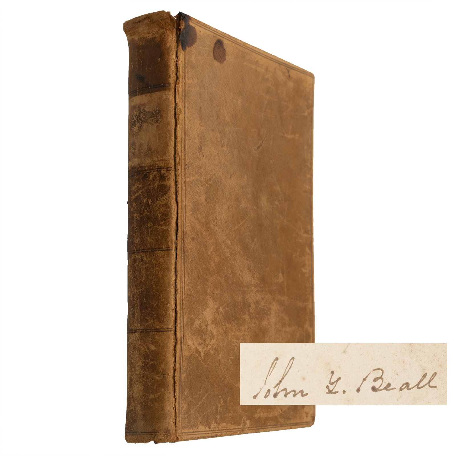 [CIVIL WAR] Confederate Raider Hanged as a Spy: Signed Book (1 of 6)