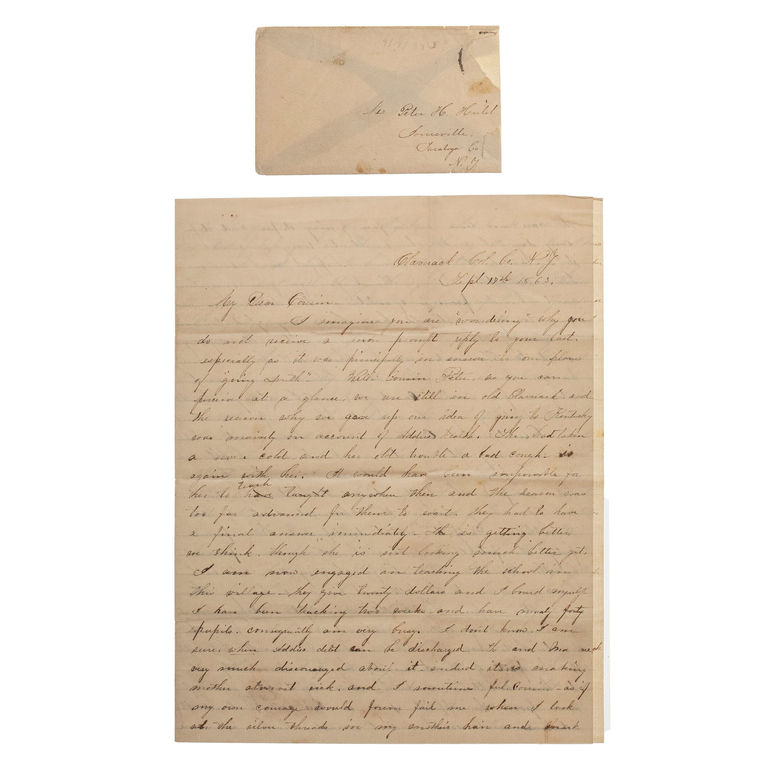 [CIVIL WAR] 1863 Southern Sympathizer re: Lincoln (1 of 2)