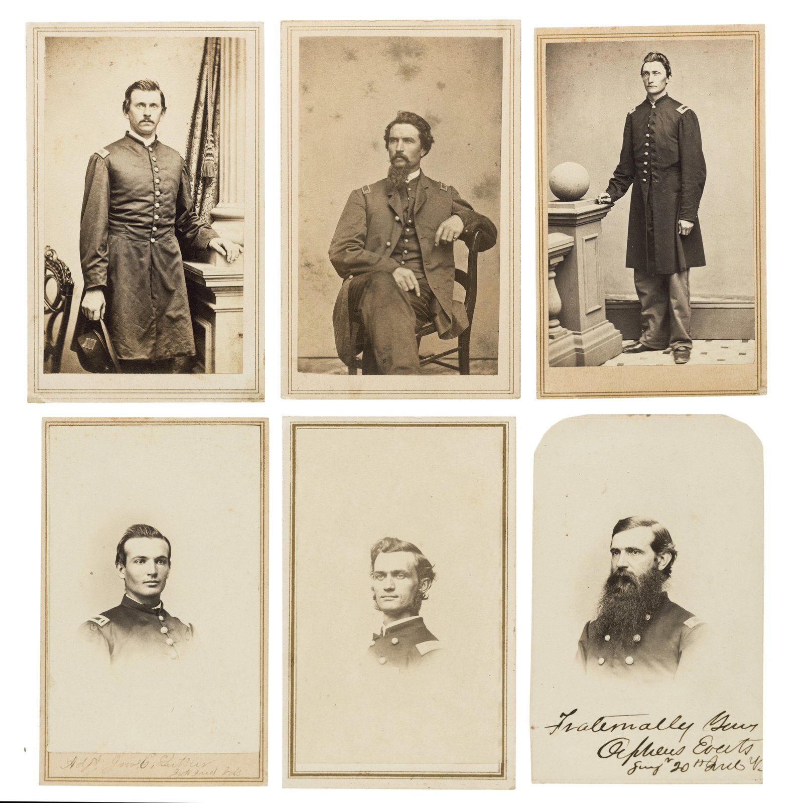 [CIVIL WAR] Hard-Fighting Hoosiers: 6 CDVs of the 20th Indiana, Part 2 (1 of 2)