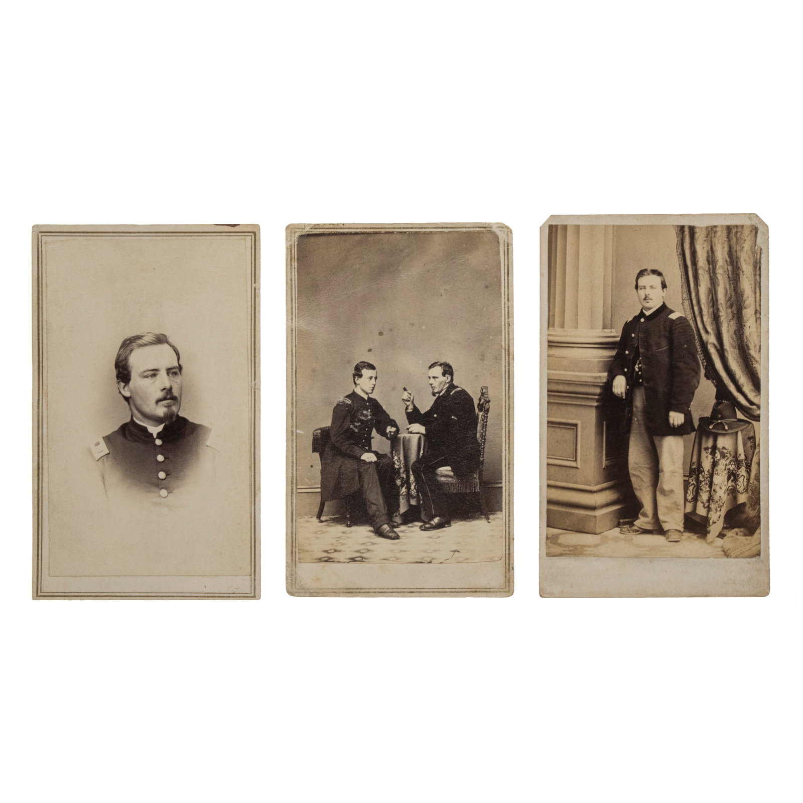 [CIVIL WAR] A Newburgh Reunion: Exceptional 124th New York "Orange Blossoms" CDV Archive of Capt. (1 of 2)