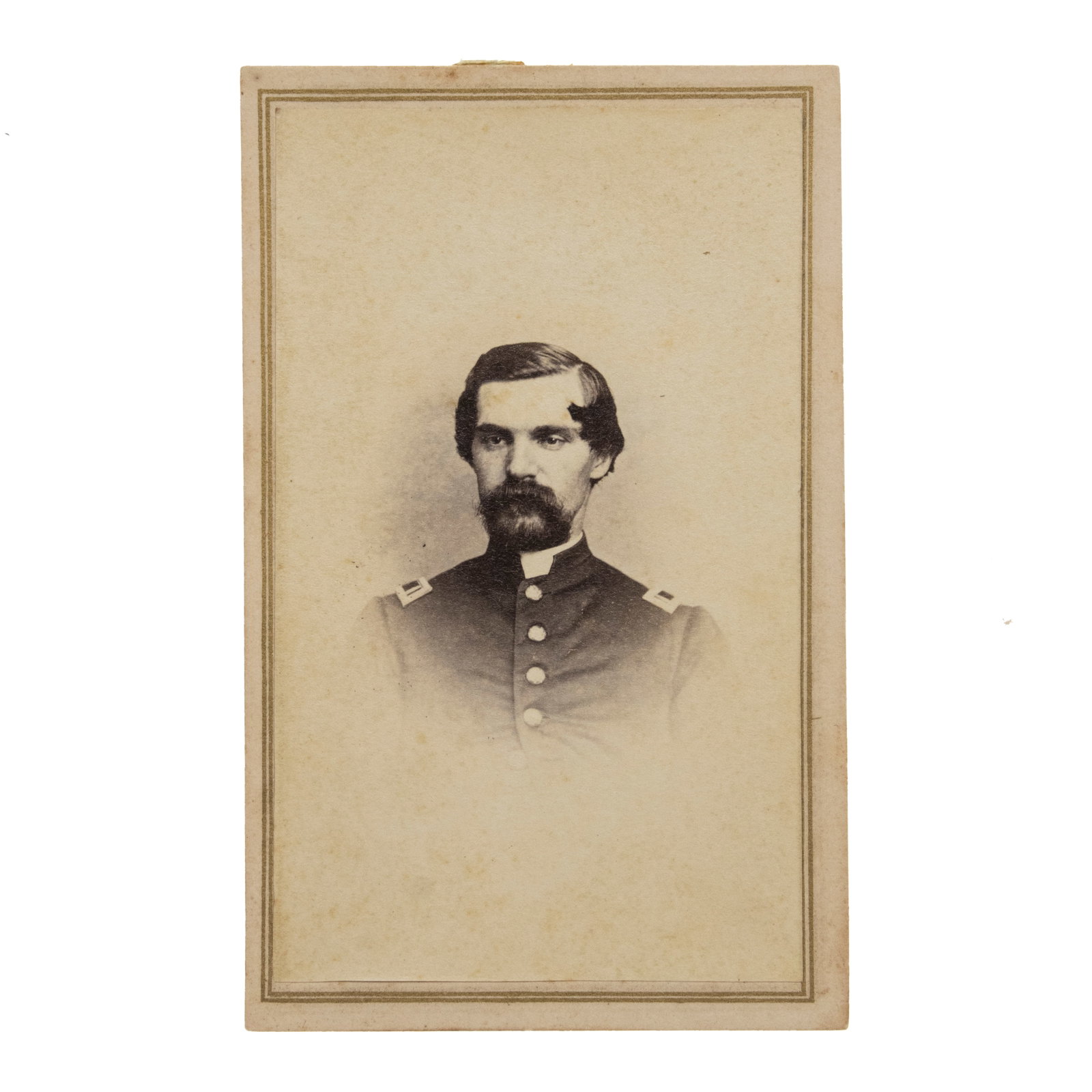 [GETTYSBURG] Hand-to-Hand on July 2nd: WIA Gettysburg 4th Michigan Officer CDV (1 of 2)