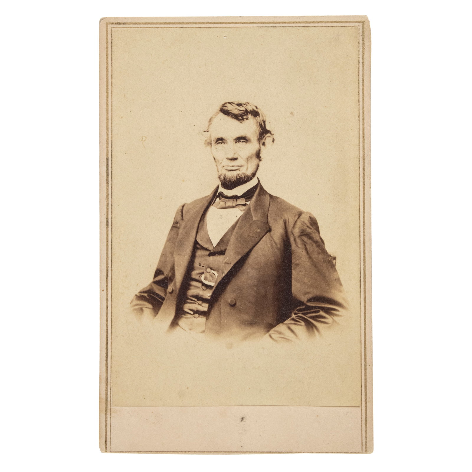 [LINCOLN] Scarce From-Life 1865 Lincoln Portrait by Brady (Meserve No. 86) (1 of 2)