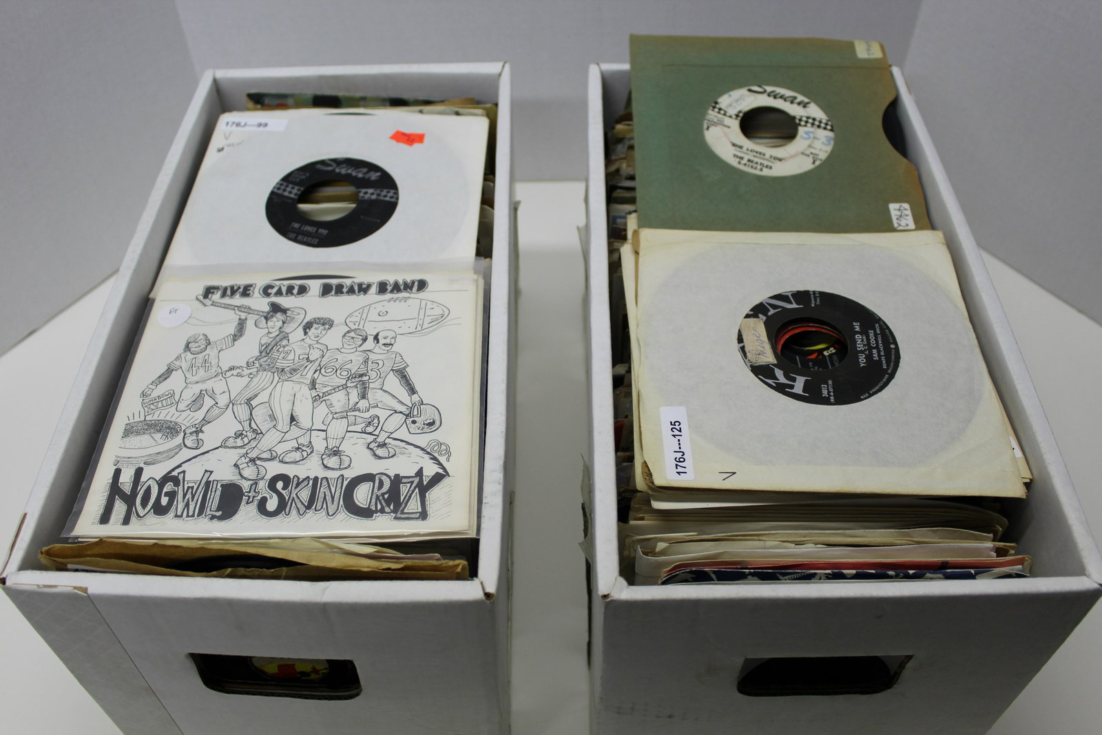 45 DJ's Record Collection 1960's-1970's: From a local DJ. Several Promos. Beatles Promo