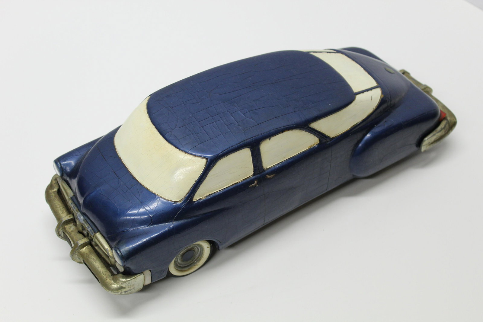 1940's Auto Concept Styling Model: Wood and other construction. 17x5. Has "Royal Accuracy First" Badge on the trunk. General Motors Fisher Body. Unknown Artist.