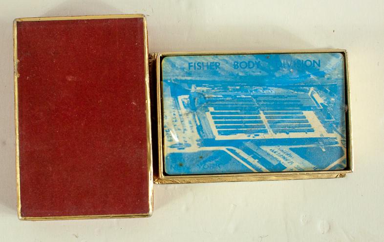 1950's Fisher Body Division Playing Cards: Unused set in box
