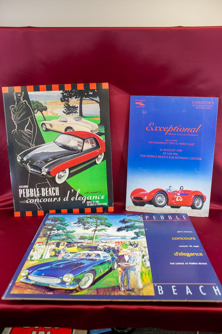 1990's Pebble Beach Concours d'Elegance Posters - Lot (1 of 8)