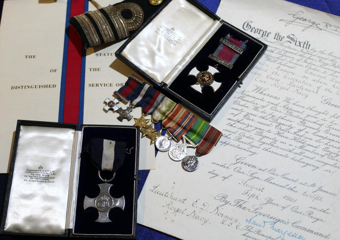 WWI - WWII Royal Navy FAMILY GROUP, TO VICE ADMIRAL (1 of 10)