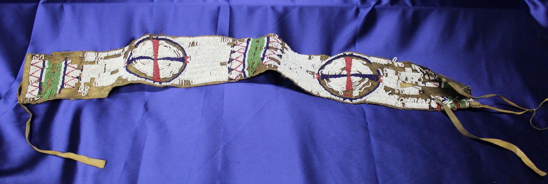 Mid 19th c. Native American Beaded Belt - Souix (1 of 8)