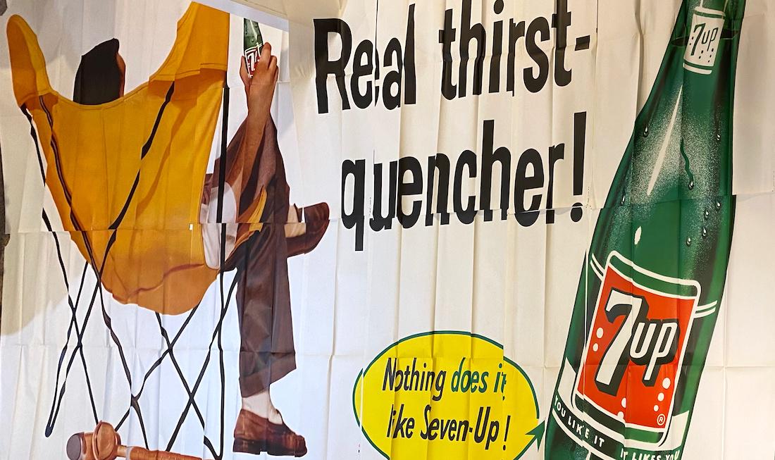 1956 7up Broadside Billboard - Original (1 of 5)