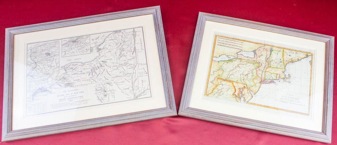 Six Nations New York Map and North Eastern States Map (1 of 5)