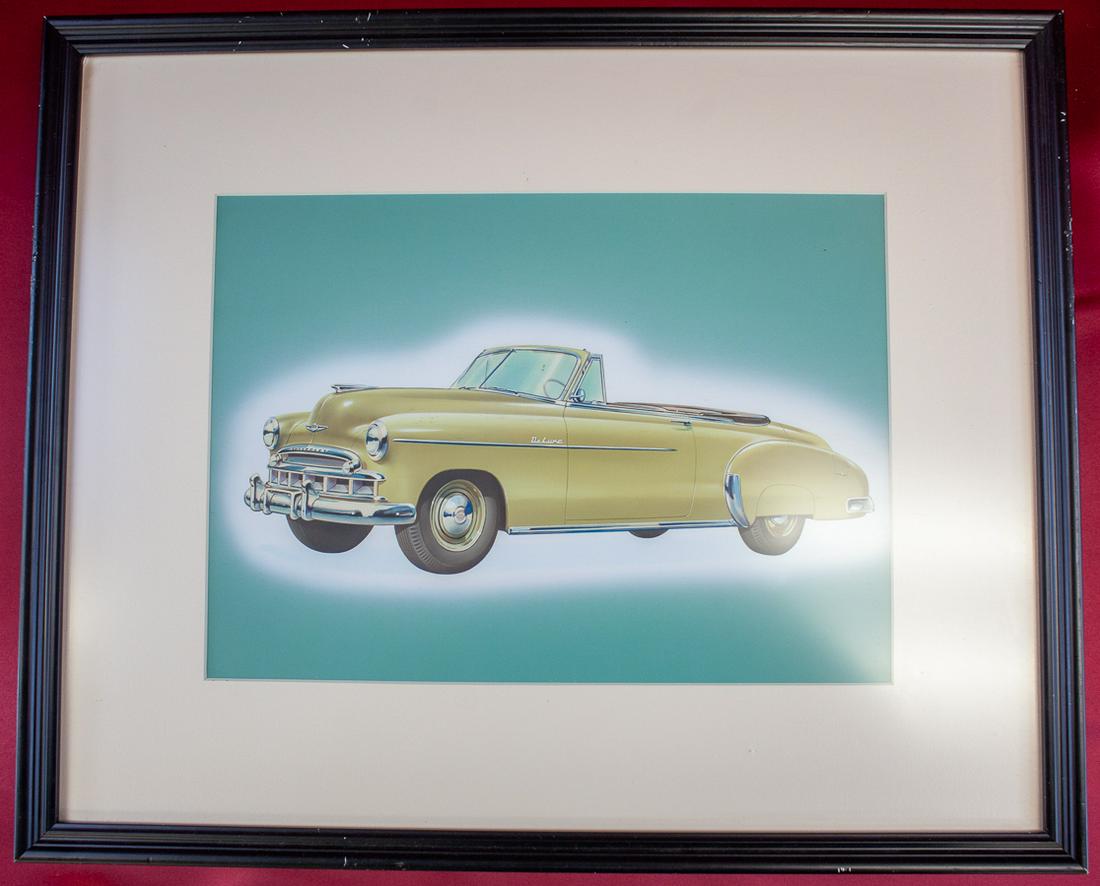 1949 Chevrolet Auto Ad Illustration (1 of 1)