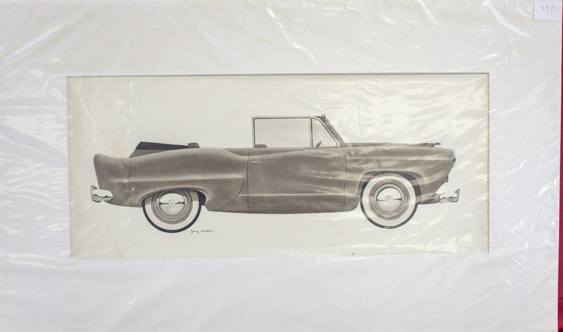 1952 Henry J Convertible Sketch - Styling Proposal (1 of 2)