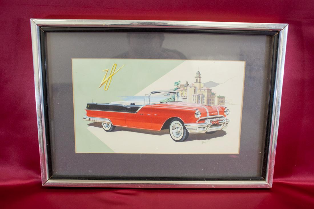 1955 Pontiac Star Chief Convertible Advertising Art by (1 of 2)
