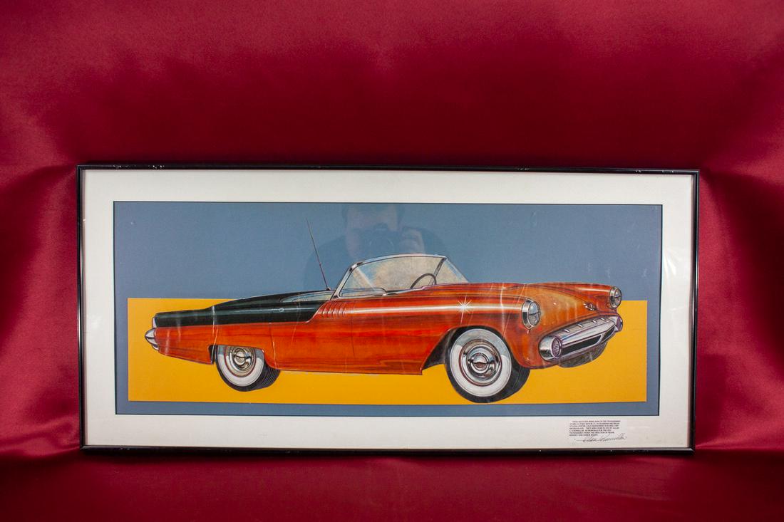 1955 Thunderbird Prototype Design Sketch (1 of 3)