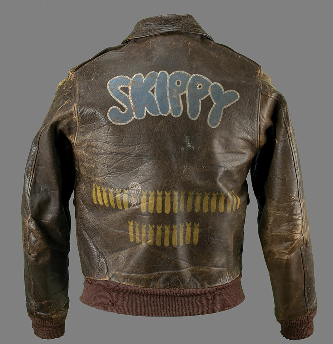 WWII 8th AAF Painted A-2 Jacket (1 of 3)