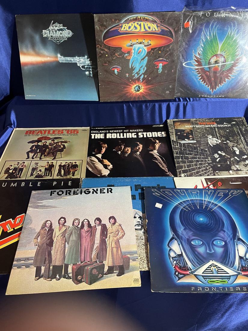 1960's-1980's Vinyl LP Rock Lot - Beatles, Rolling Stones, The Who (1 of 1)