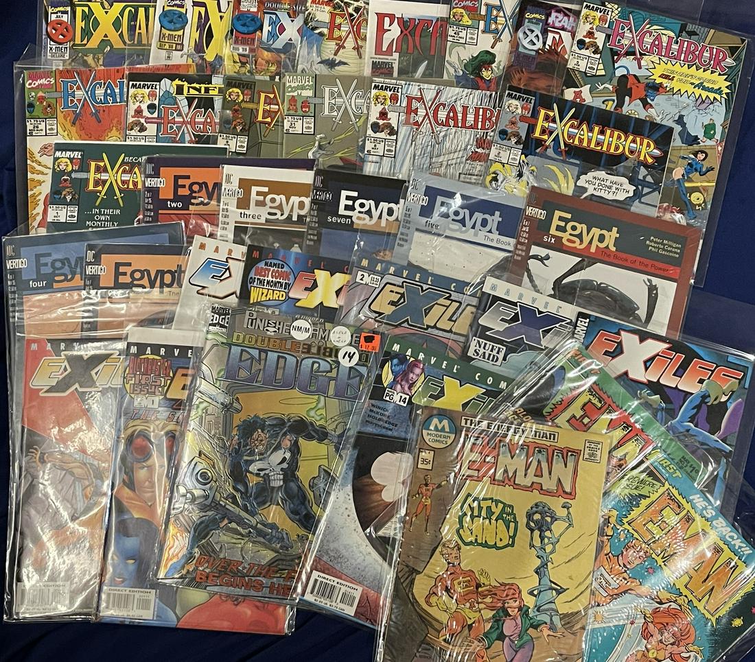 Comic Book Lot - E-Man, ExFiles, Egypt, Excaliber (1 of 1)