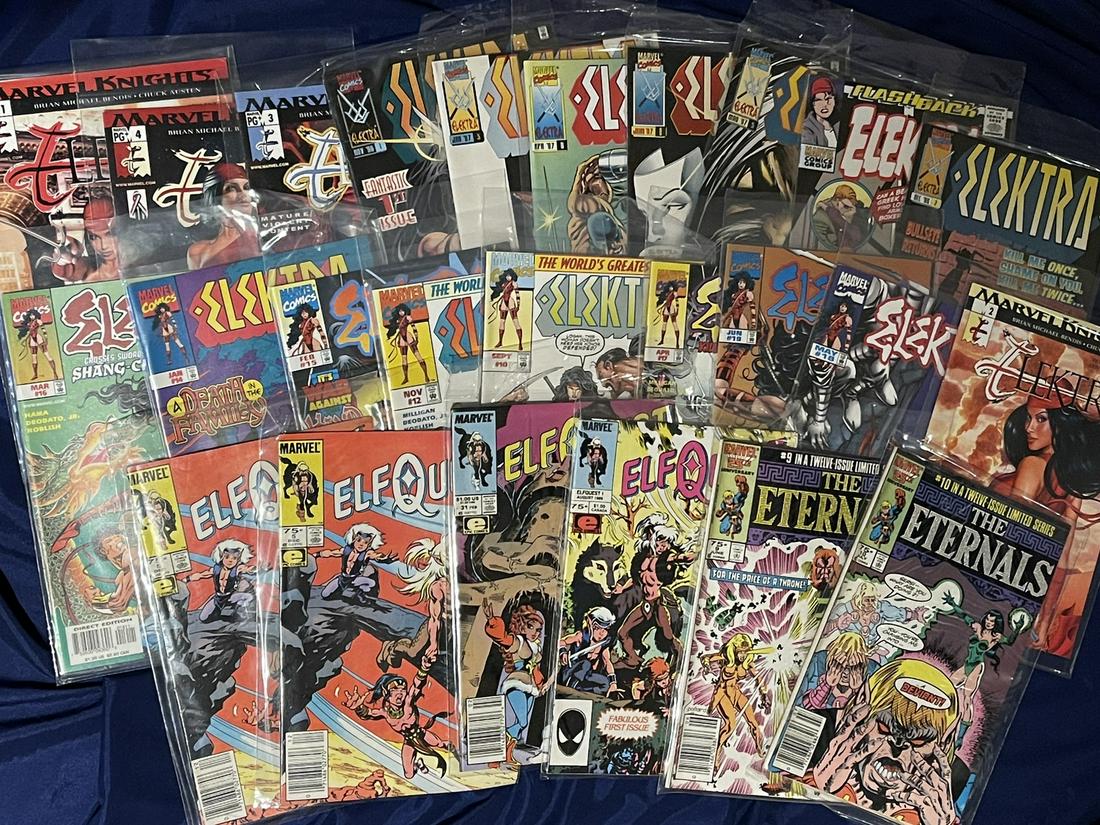 Comic Book Lot - Elf Quest, Elektra, The Eternals (1 of 1)
