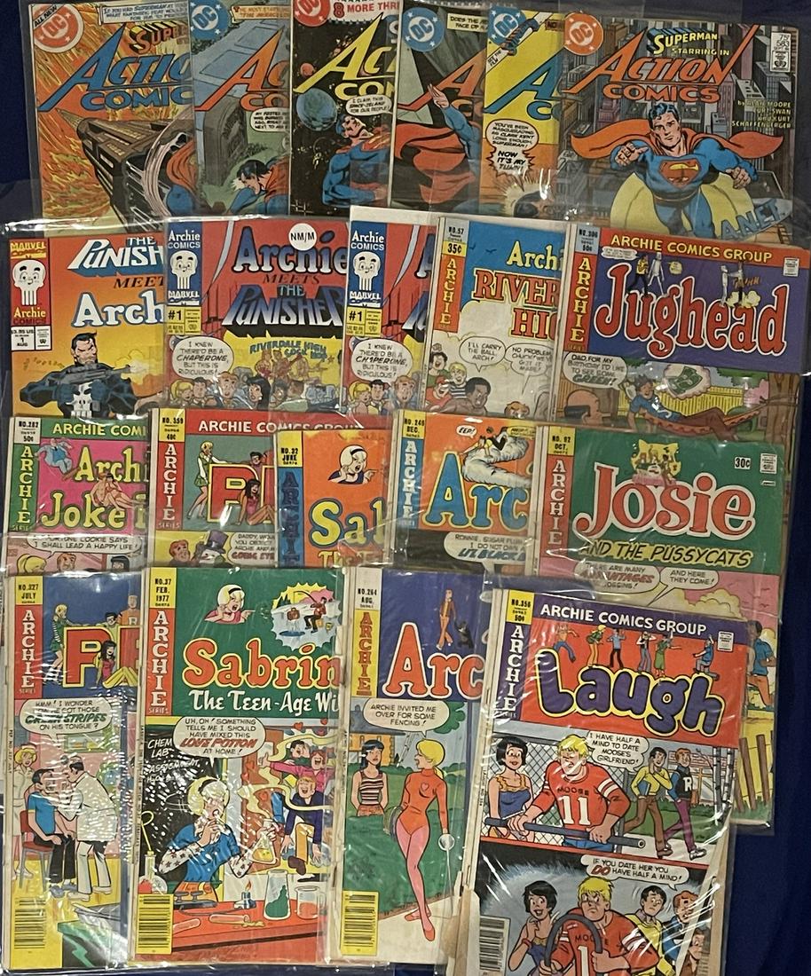 Action Comics and More Comic Book Lot: Bronze to Modern G-EX