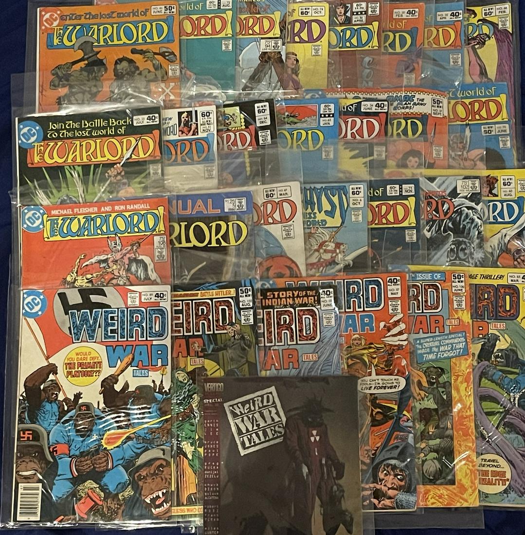 Warlord and Weird War Comic Books Lot (1 of 1)