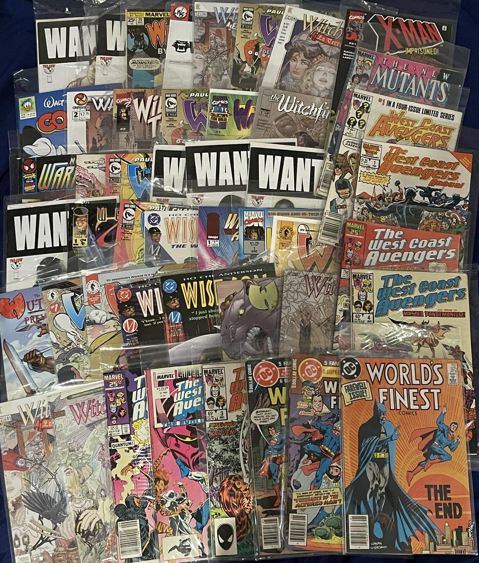 Comic Book Lot - World's Finest, The West Coats Avengers, Wanted, More (1 of 1)