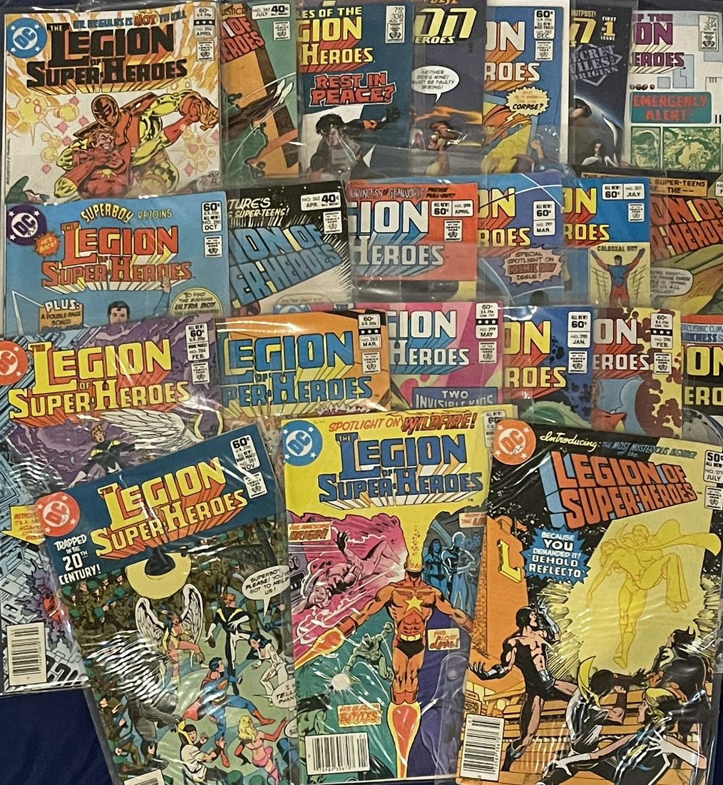 Legion of Super Heroes Comic Book Lot: Bronze G-VG