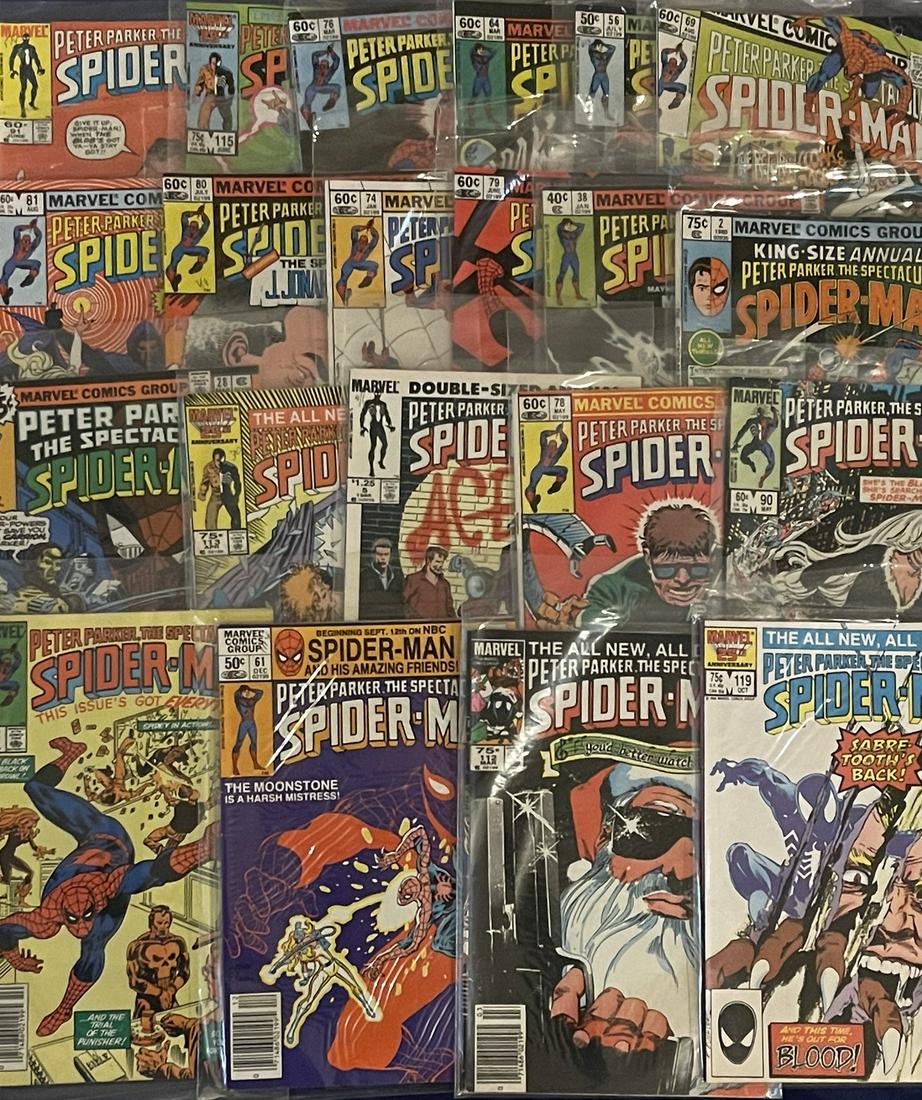Peter Parker The Spectacular Spider-Man Lot: Bronze G-EX