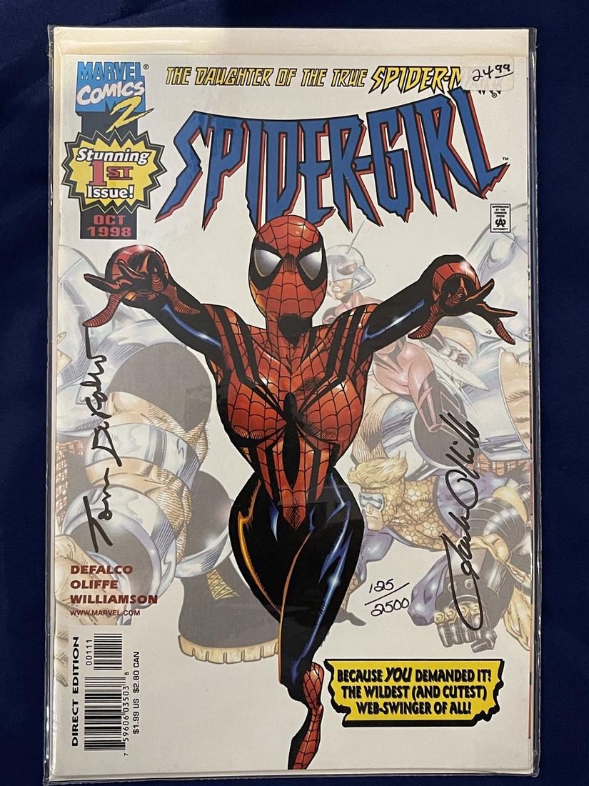 Spider-Girl #1 Signed: DeFalco, Oliffe 1 of 2500