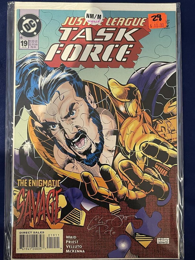 Justice League Task Force 19 Signed (1 of 1)