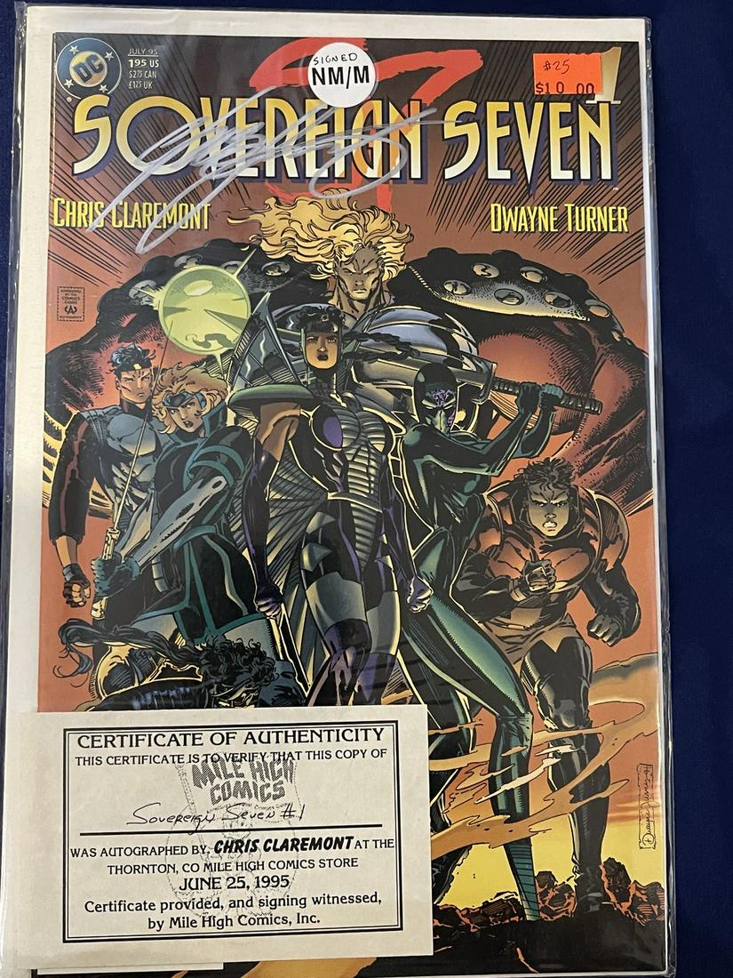 Sovereign Seven #1 Signed (1 of 1)