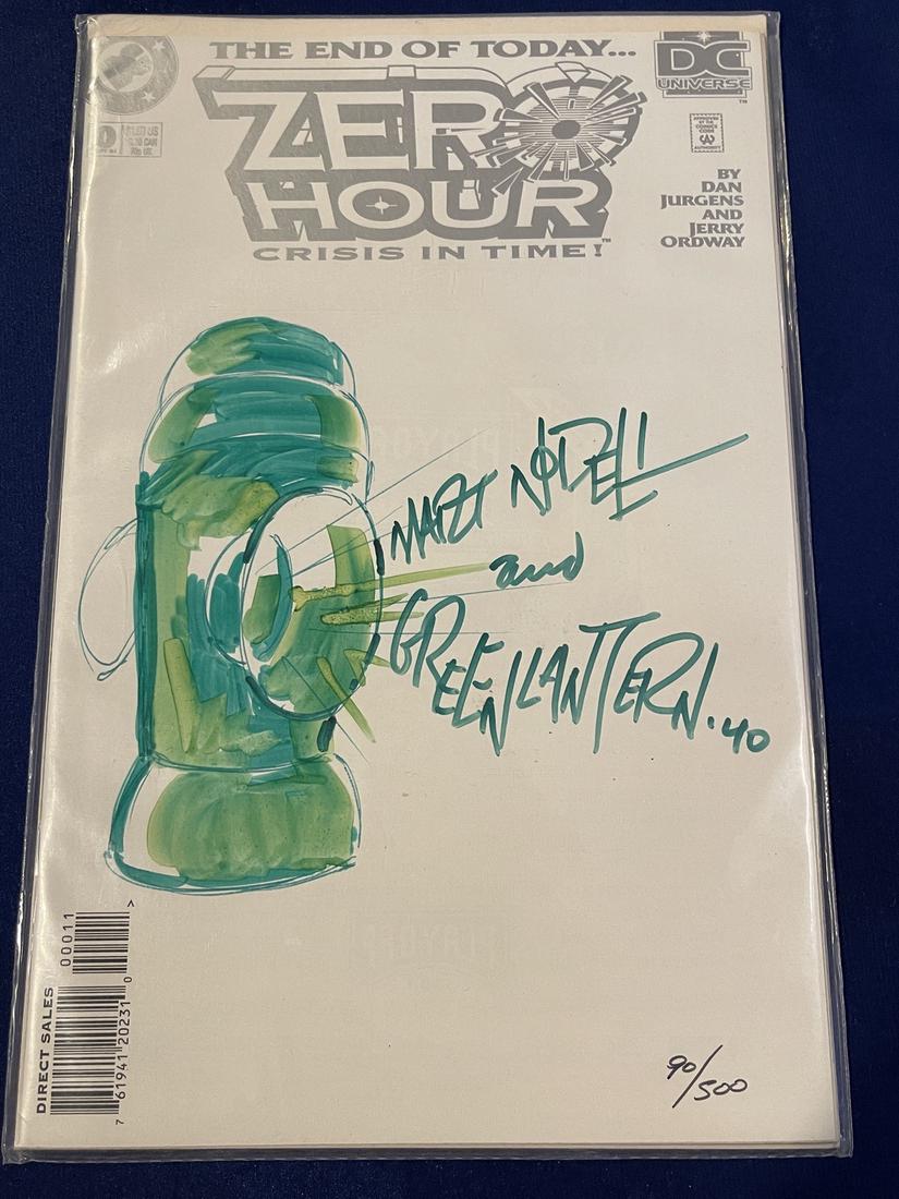 Zero Hour #0 Signed: Nodell 1 of 500
