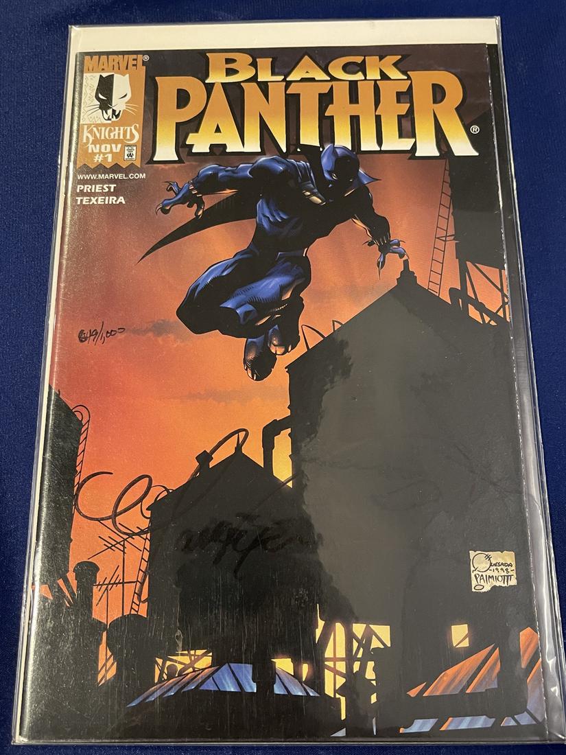 The Black Panther #1 Signed: Texeira 1 of 1000