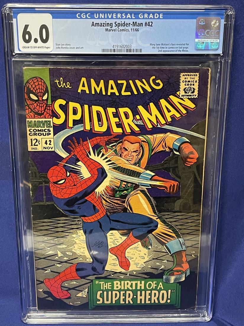 Amazing Spider-Man #42 CGC 6.0: 2nd Appearance of Rhino