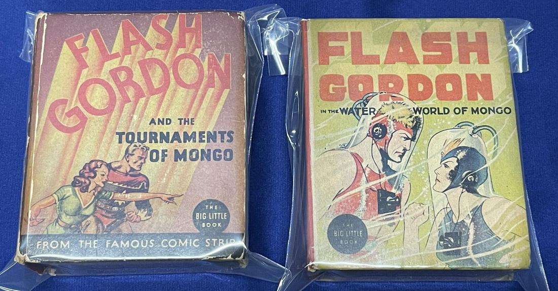 Flash Gordon Big Little Book Lot (2) High Grade (1 of 2)