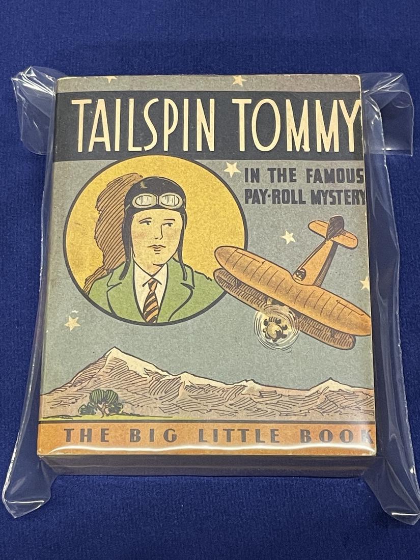 Rare 1930's Paperback Big Little Book Tailspin Tommy: Paperback BLB's in mid grade or higher are quite scarce. This is an exceptional example.