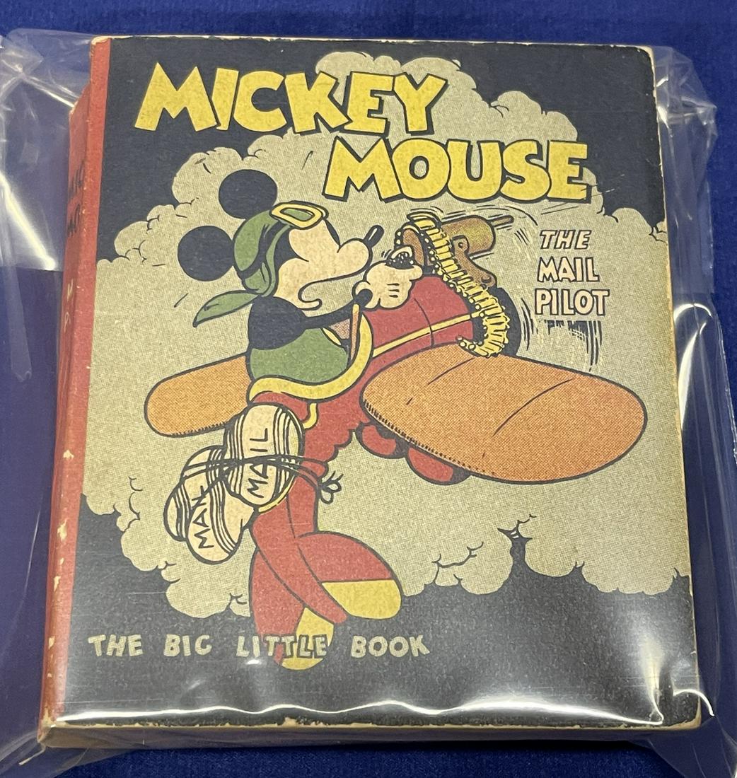 RARE Paperback 1930's Mickey Mouse Big Little Book (1 of 3)