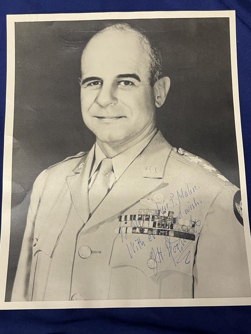 WWII General James "Jimmy" Doolittle Signed Portrait (1 of 1)