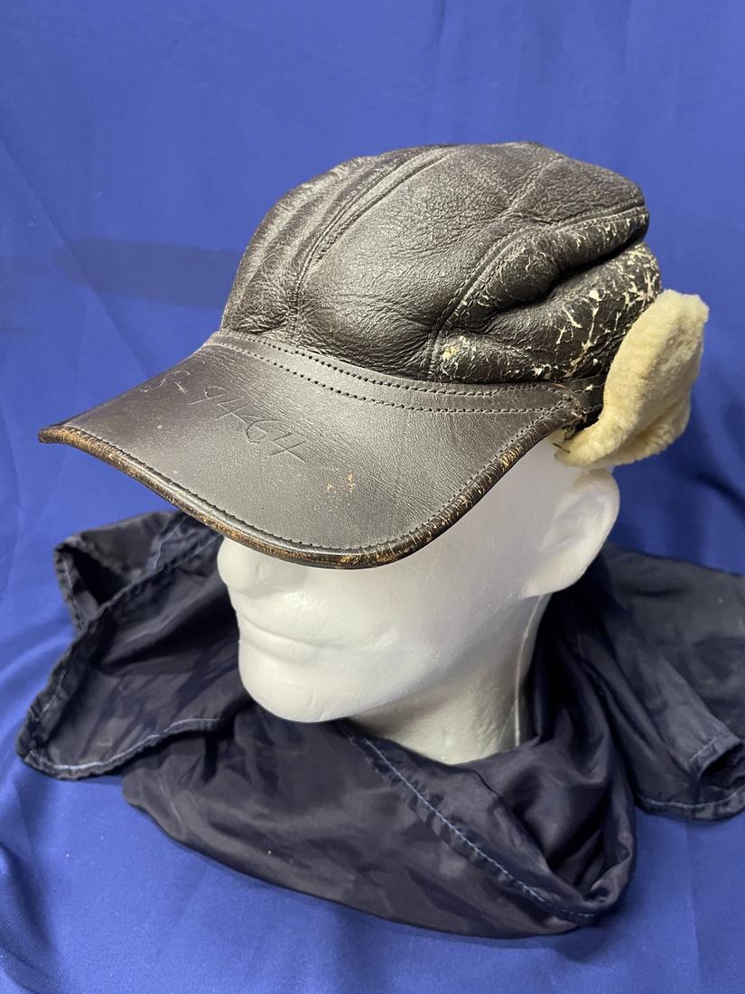 WWII B-2 Flight Cap (1 of 3)