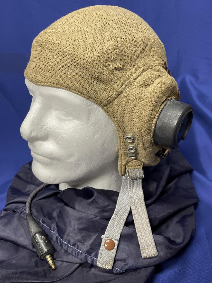 WWII RAF Type E Flying Helmet - Summer weight (1 of 3)