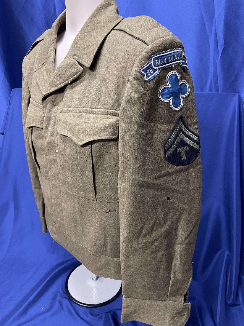 WWII 88th Div. Ike Jacket - Theater-Made Patch (1 of 2)