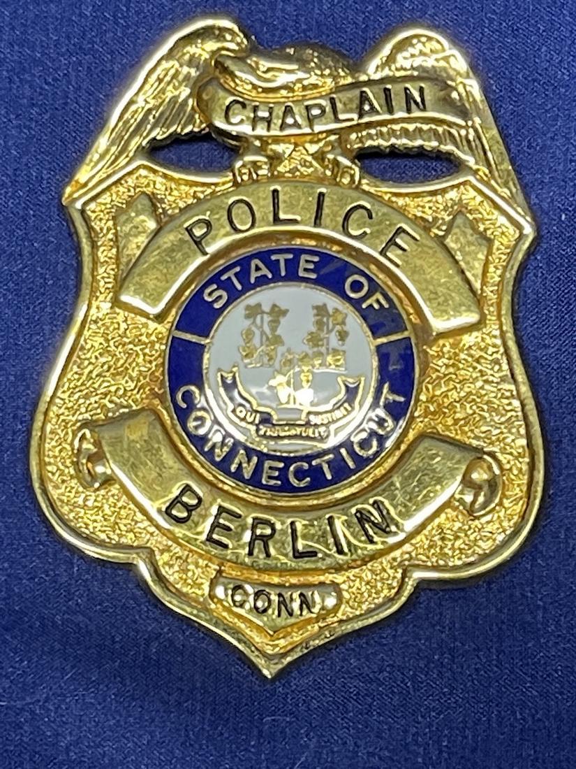1940's-1950's Berlin Ct. Police Chaplain's Badge (1 of 2)