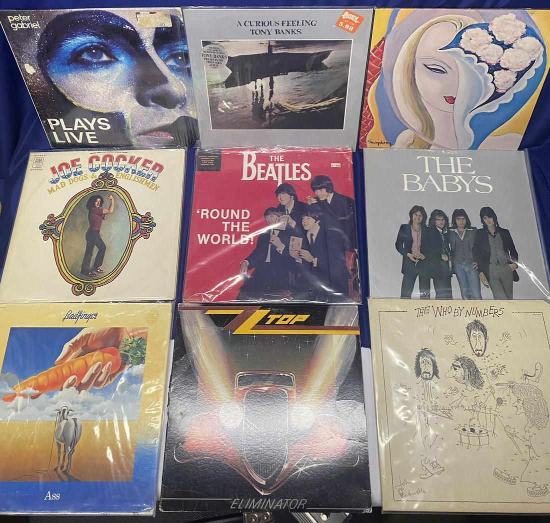 60-80's Rock LP Lot - Beatles, The Who, Joe Cocker and More (1 of 2)