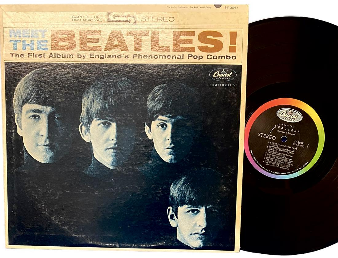 The Beatles - Meet The Beatles 1st Press - Stereo LP: VG+ Fine scarce Stereo Example